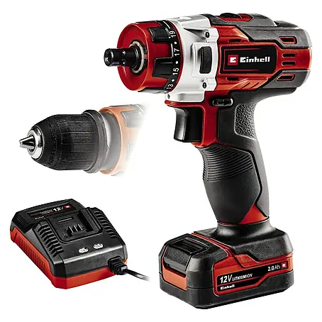 Einhell  Akku-Bohrschrauber TE-CD 12/1 X-Li (1x2,0Ah)