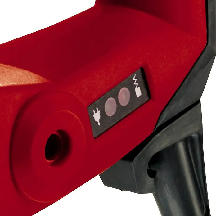 Einhell Expert Plus Kombihammer TE-RH 32 4F Kit - 1.250 W, 5 J, SDS-Plus-Aufnahme - Detailansicht des Einhell Werkzeugs mit Bedienelementen, die Stromversorgung und verschiedene Betriebsmodi anzeigen.