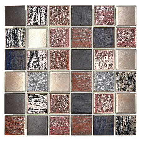 Mosaikfliese Quadrat Orient Color Mix CD AUBIS