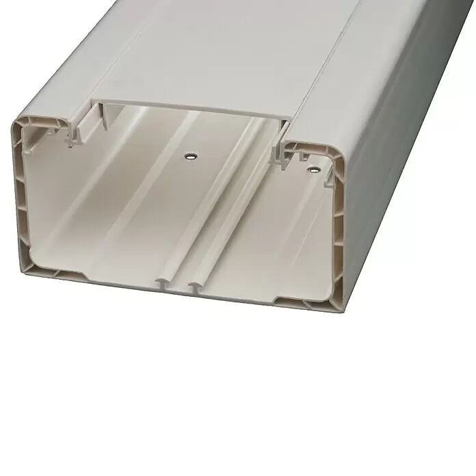 Brüstungskanal BR 70 - 2 m x 130 mm x 70 mm, Reinweiß - Detailaufnahme
