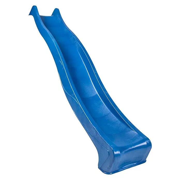 Rutsche - Blau, Länge: 235 cm - Blaue Kinderrutsche für Spielplätze. Ideal für den Garten, robust und langlebig, sorgt für stundenlangen Spielspaß.
