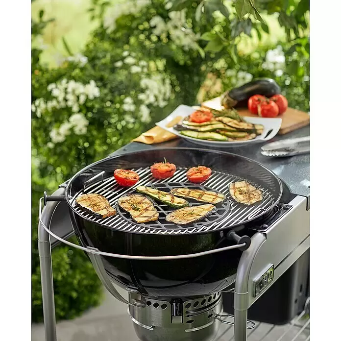 Weber Gourmet BBQ System Grillrost Sear Grate - L x B: 30 x 30 cm, Durchmesser: 30 cm, Gusseisen - Anwendungsbeispiel