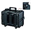 Wasserdichter Koffer MAX505TR (L x B x H: 555 x 437 x 326 mm, Mit Würfelschaumstoffeinlage, Ausziehbarer Trolley, Schwarz, Kunststoff) | BAUHAUS