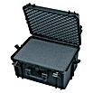 Wasserdichter Koffer MAX505TR (L x B x H: 555 x 437 x 326 mm, Mit Würfelschaumstoffeinlage, Ausziehbarer Trolley, Schwarz, Kunststoff) | BAUHAUS