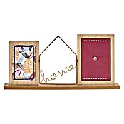 Marco de fotos doble Home (Madera, Vidrio) | BAUHAUS