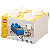 Lego Schubladenbox Brick (L x B x H: 25 x 25 x 18 cm, Weiß, Anzahl Schubladen: 1 Schublade)