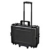 Wasserdichter Koffer MAX505TR (L x B x H: 555 x 445 x 258 mm, Ohne Schaumstoffeinlage, Ausziehbarer Trolley, Schwarz, Kunststoff) | BAUHAUS