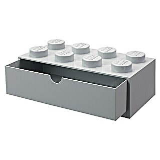 Lego Schubladenbox (L x B x H: 31,6 x 18 x 11,3 cm, Grau, Anzahl Schubladen: 1 Stk.)