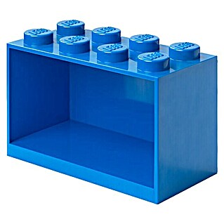 Lego Wandregal Brick (L x B x H: 15,9 x 31,8 x 21,2 cm, Kunststoff, Blau)