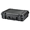 Wasserdichter Koffer MAX465 (L x B x H: 502 x 415 x 141 mm, Ohne Schaumstoffeinlage, Schwarz, Kunststoff) | BAUHAUS