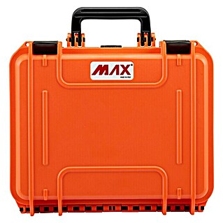 Wasserdichter Koffer MAX300 (L x B x H: 336 x 300 x 148 mm, Kunststoff, Ohne Schaumstoffeinlage, Orange)