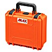 Wasserdichter Koffer MAX235 (L x B x H: 258 x 243 x 118 mm, Kunststoff, Ohne Schaumstoffeinlage, Orange) | BAUHAUS