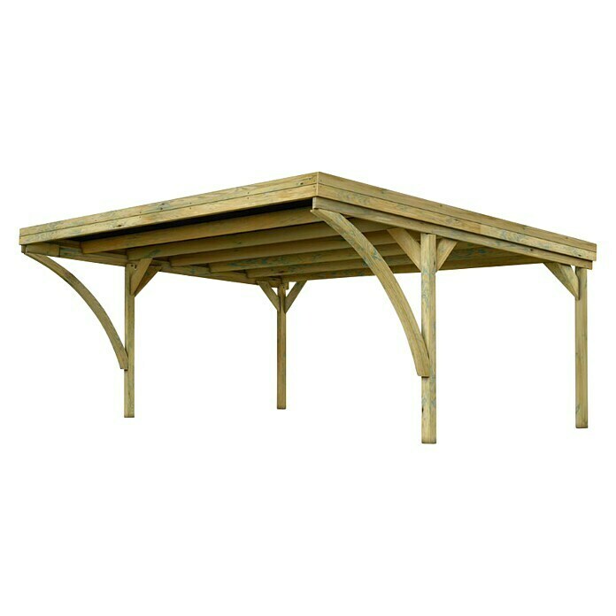 Forest-Style Carport doble Victor 