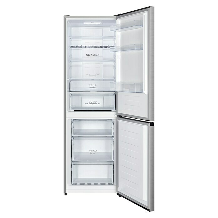 Wolkenstein Einbaukühlschrank WKG300.4 IXDNFNutzinhalt Gesamt: 304 l, 59 x 59,5 x 186 cm, Inox Front View