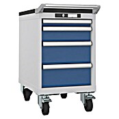 Lista Werkstattrollwagen (Anzahl Schubladen: 4 Stk., L x B x H: 57,2 x 41,1 x 72,3 cm, Signalblau RAL5005) | BAUHAUS