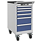 Lista Werkstattrollwagen (Anzahl Schubladen: 6 Stk., L x B x H: 57,2 x 41,1 x 84 cm, Signalblau RAL5005) | BAUHAUS