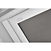 Velux Dachfensterrollo DKL MK08 0705SWL (Farbe: Grau - 0705SWL, Farbe Schiene: Weiß, Manuell) | BAUHAUS