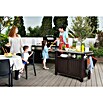 Keter Mesa de servicio Unity XL (123,7 x 54 cm, Plástico)