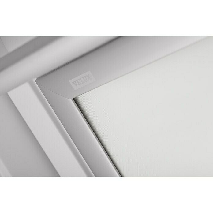 Velux Dachfensterrollo DKL SK06 1025S (Farbe: Weiß - 1025S, Farbe Schiene:  Aluminium, Manuell) | BAUHAUS