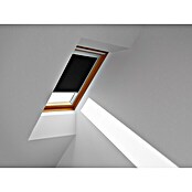 Velux Dachfensterrollo Classic DBL P08 4249 (Farbe: Schwarz - 4249, Farbe Schiene: Aluminium, Manuell) | BAUHAUS