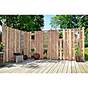 T & J Sichtschutzelement Aalborg (B x H: 180 x 180 cm, Natur) | BAUHAUS