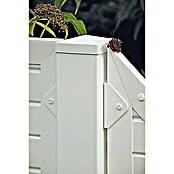 T & J Lightline Pfosten (9 x 9 x 240 cm, Weiß) | BAUHAUS