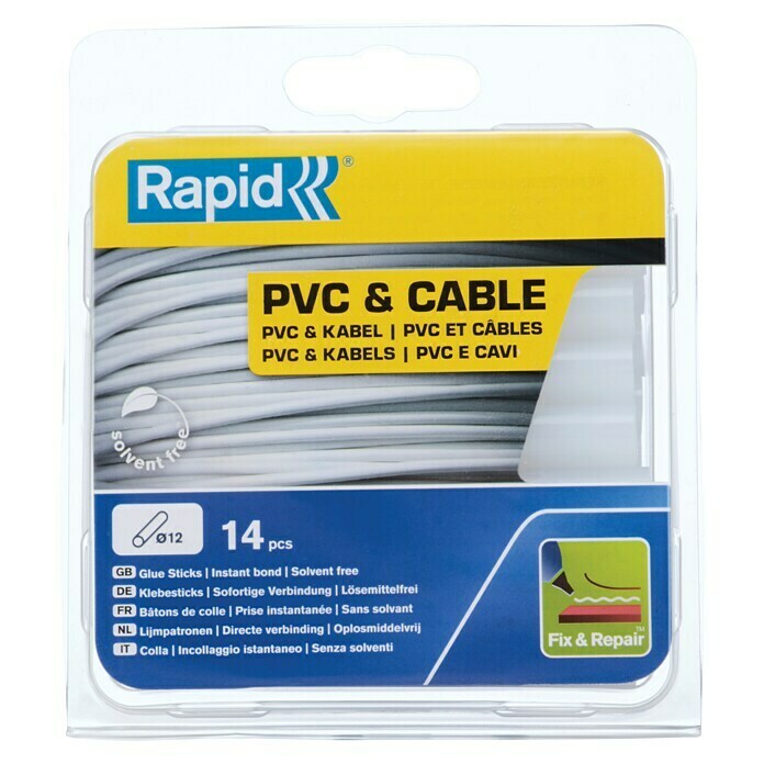 Rapid Lepilni vložki  (Primerno za: PVC, 12 x 94 mm, Prozorna, 125 g) | 2002 - Befestigen und Kleben | BADR - Befestigungswerkzeug | BAD - Handwerkzeuge | BA - Handwerkzeuge | B - Werkz/Masch/Maschzubeh/Auto | BAUHAUS