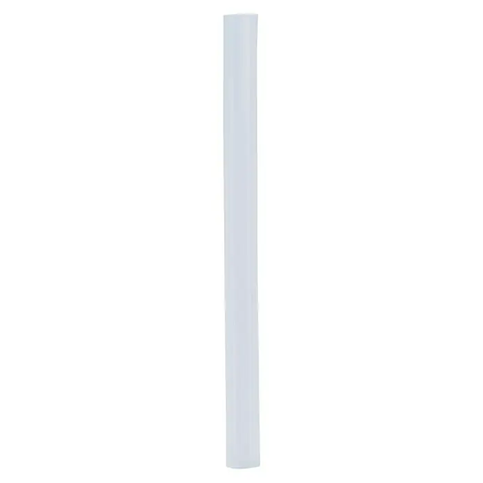 Rapid Klebepatronen - Durchmesser Klebepatrone: 7 mm, Länge: 90 mm, 36 Stk., Transparent - Ein vertikales Foto, das ein schlankes, weißes Produkt auf einem neutralen, dunklen Hintergrund zeigt, ideal für minimalistische Darstellungen.