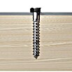 Profi Depot Sechskant-Holzschraube VZ (Ø x L: 10 x 180 mm, 40 Stk., Verzinkt, Sechskant-Kopf, Vollgewinde)
