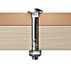 Profi Depot Schlossschraube mit Mutter (Länge: 60 mm, M8, Stahl, 50 Stk.)