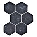 Mosaikfliese Hexagon Nero Antique Marble XNT HX143 