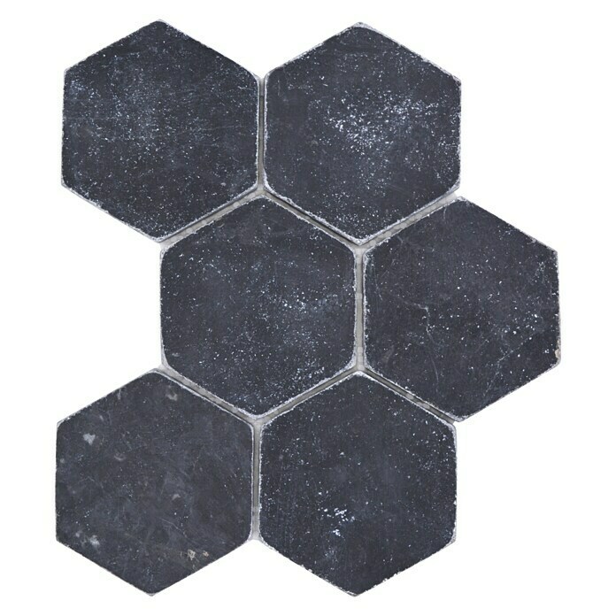 Mosaikfliese Hexagon Nero Antique Marble XNT HX143