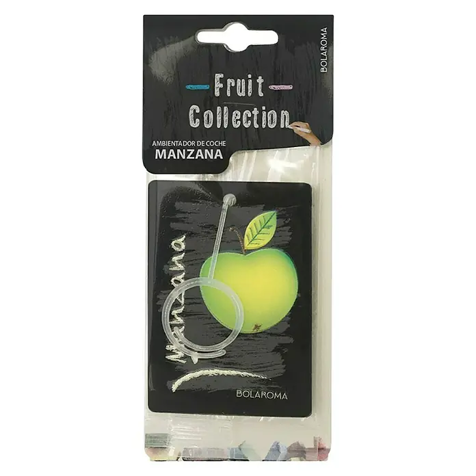 BAUHAUS Ambientador de coche - Manzana - Ambientador de coche de manzana de "Fruit Collection" de Bolaroma, aroma refrescante.