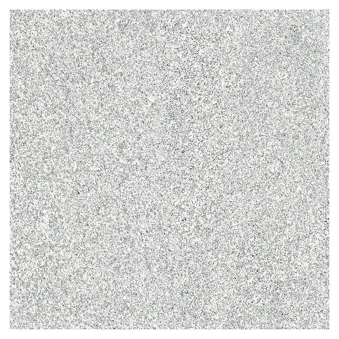 Terrassenfliese Cera 3.0 - 40 x 40 x 3 cm, Granito Montorfano, Matt - Abstraktes Bild mit grauem Farbfleckmuster auf schwarzem Hintergrund, ideal für Texturen.