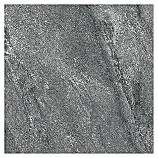 Terrassenfliese Cera 2.0 (60 cm x 60 cm x 20 mm, Quarz Nero, Matt)