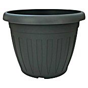 Tegla za cvijeće Jadran  (Vanjska dimenzija (ø x V): 21 x 17,5 cm, Plastika, Sive boje) | BAUHAUS