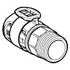 Geberit FlowFit Press-Übergangsstück 620.302.00.1 (Durchmesser: 25 mm, Außengewinde: ½″) | BAUHAUS