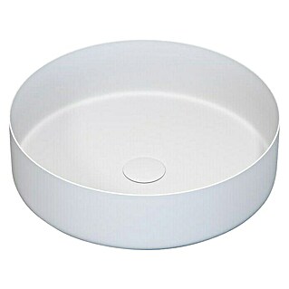 Nasadni umivaonik Skargard Lidingo (Bijela boja, Materijal: Keramika, Visina: 12 cm)