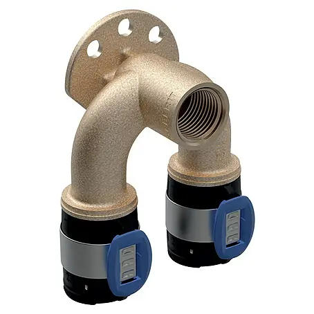 Geberit FlowFit Press-Doppel-Anschlusswinkel 620.851.00.1