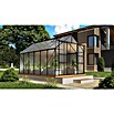 Vitavia Gewächshaus (3,83 x 2,57 x 2,3 m, Farbe: Anthrazit, Polycarbonat, 6 mm)