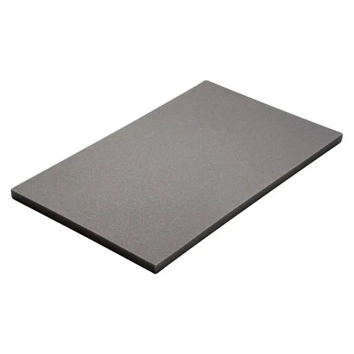 Schaumstoff Terrapur - 100 x 50 x 9 cm, PU-Schaum - Graue Schaumstoffplatte für vielseitige Anwendungen, ideal für Polsterung, Schallschutz oder Bastelprojekte. Das leichte Material ist einfach zu verarbeiten.