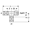 Geberit FlowFit Press-T-Stück mit MasterFix 620.780.00.1 (Durchmesser: 16 mm, 16 x 16 x 20 mm) | BAUHAUS