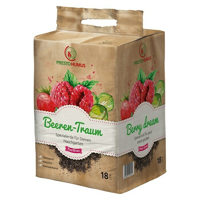 Presto Humus Spezialerde Beeren-Traum (18 l, Torffrei) | BAUHAUS