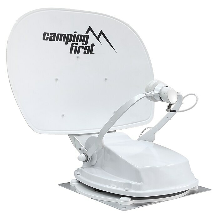 Camping First Satelliten-Antenne Satmex 55 plusL x B x H: 58 x 60 x 16 cm, Anzahl Nutzer: 1, Weiß Diagonal View