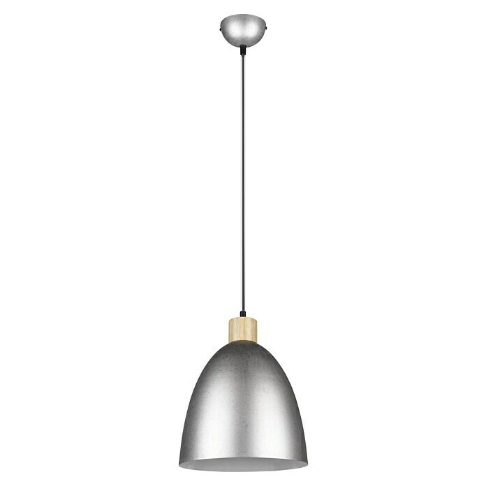 Reality Leuchten Pendelleuchte JAGGER (40 W, Ø x H: 25 x 150 cm, Nickel-antik, E27) | BAUHAUS