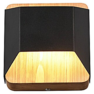 Trio Leuchten LED-Wandleuchte ARINO (4 W, L x B x H: 10 x 12,2 x 12 cm, Schwarz, Warmweiß)