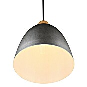 Reality Leuchten Pendelleuchte JAGGER (40 W, Ø x H: 25 x 150 cm, Nickel-antik, E27) | BAUHAUS