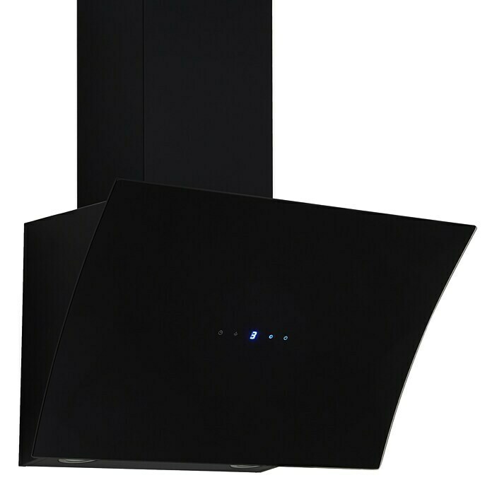 Respekta Campana decorativa (Ancho: 60 cm, Potencia de aire máx.: 621 m³/h en funcionamiento normal, Negro)
