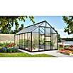 Vitavia Gewächshaus (4,45 x 2,57 x 2,3 m, Farbe: Anthrazit, Polycarbonat, 6 mm)