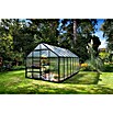 Vitavia Gewächshaus (4,45 x 2,57 x 2,3 m, Farbe: Anthrazit, Polycarbonat, 6 mm)